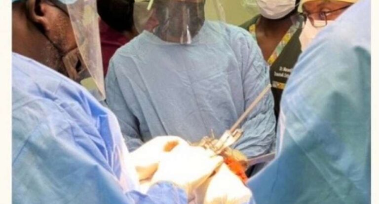 Total knee replacement surgery at Tamale Teaching Hospital